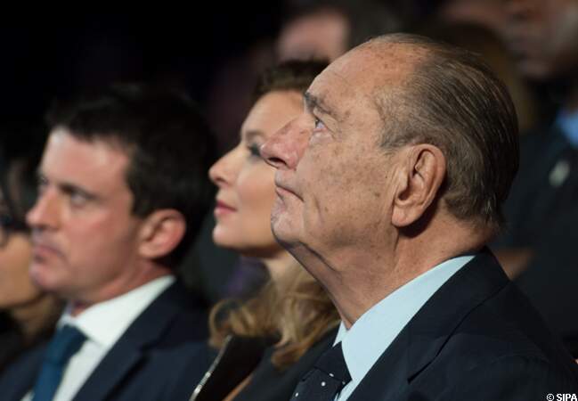 Manuel Valls, Valérie Trierweiler et Jacques Chirac