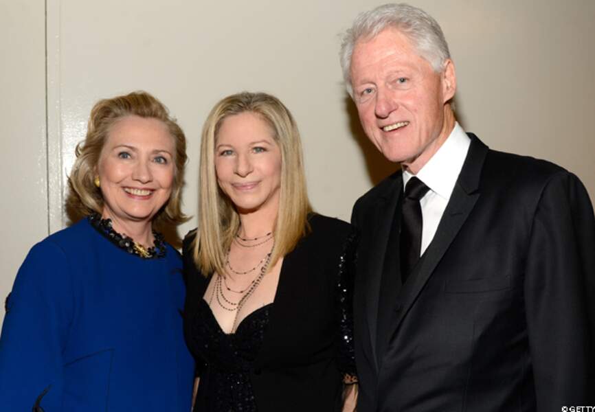 Les Clinton et Barbara Streisand