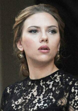 Scarlett Johansson en tournage pour Dolce et Gabbana