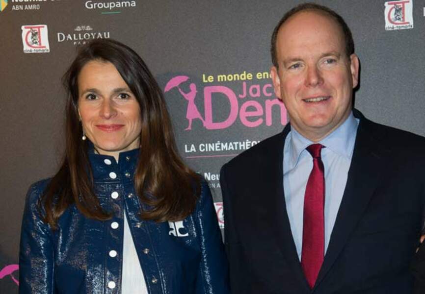 Le prince Albert de Monaco et la ministre de la Culture Aurélie Filippetti