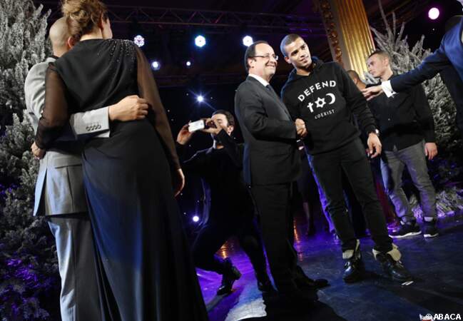 Brahim Zaibat a voulu se faire photographier serrant la main de François Hollande