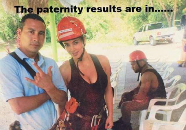 "Les résultats du test de paternité sont sortis..." Méchant...
