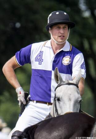 Le prince William sur son cheval