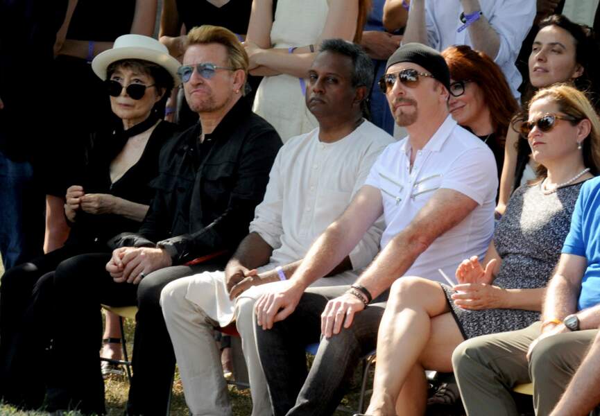 Yoko Ono, Bono et The Edge