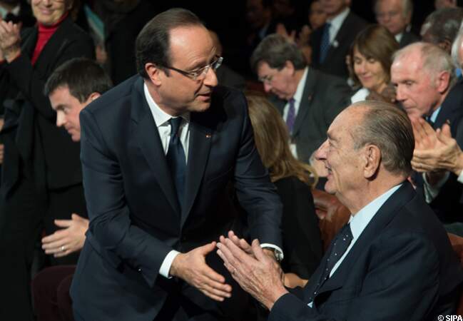 François Hollande et Jacques Chirac