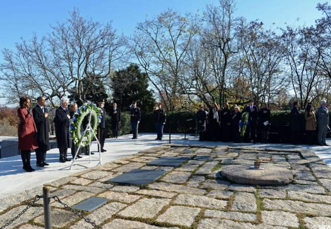 Hommage à JFK au cimetière d'Arlington