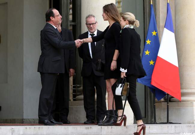 François Hollande rencontre Léa Seydoux et Adèle Exarchopoulos