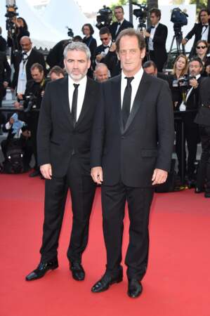 Stéphane Brizé et Vincent Lindon, en costume Dior Homme 