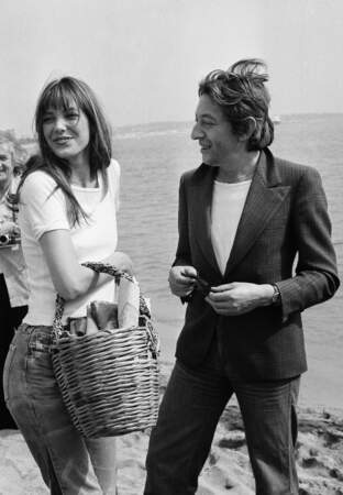 Jane Birkin et Serge Gainsbourg, amoureux transis en 1974