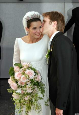 Le mariage en 2003, à Rome. Clotilde Courau devient princesse de Venise et de Piémont.