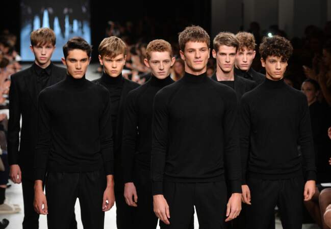 Les 8 finalistes hommes du concours Elite Model Look France 
