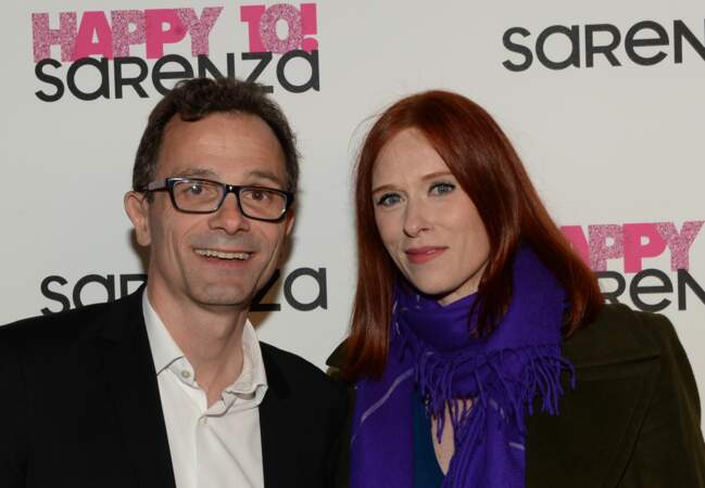 Stéphane Treppoz (PDG de Sarenza) et Audrey Fleurot