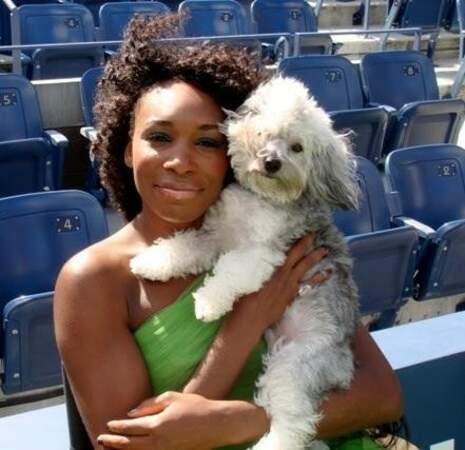 Venus Williams et son chien Harold
