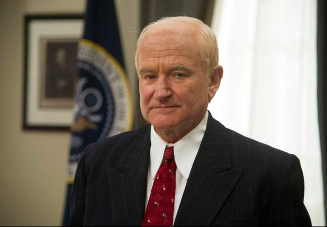 Dans la peau du président américain Dwight D. Eisenhower, au cours de l'excellent film "Le Majordome", en 2013