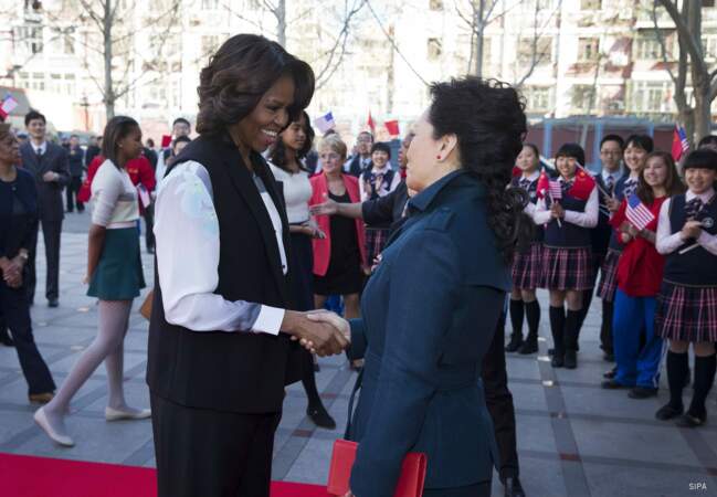 Michelle Obama et Peng Liyuan : rencontre entre deux Premières dames