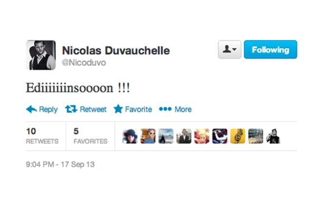 Nicolas Duvauchelle @nicoduvo s'emballe toujours autant pour le PSG