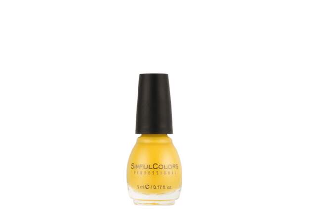 Jaune fluo, Sinful Colors, 3,50€