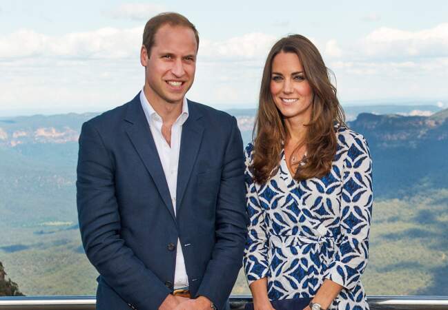 Le duc et la duchesse de Cambridge prennent la pose devant ce somptueux panorama