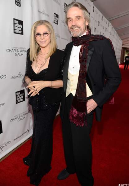 Barbara Streisand et Jeremy Irons