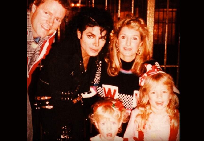 Paris Hilton en famille sur le tournage de BAD de Michael Jackson