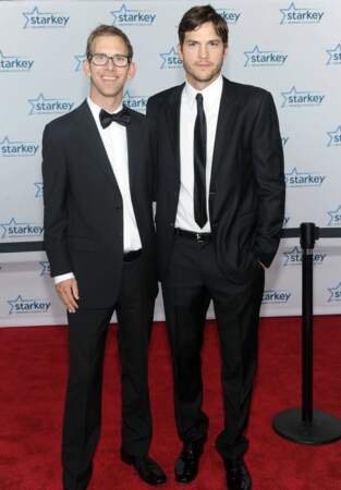 Michael et Ashton Kutcher en juillet 2013