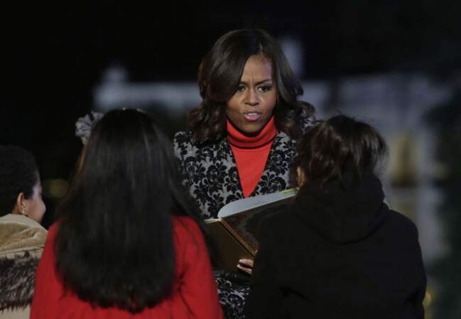 Michelle Obama en pleine lecture