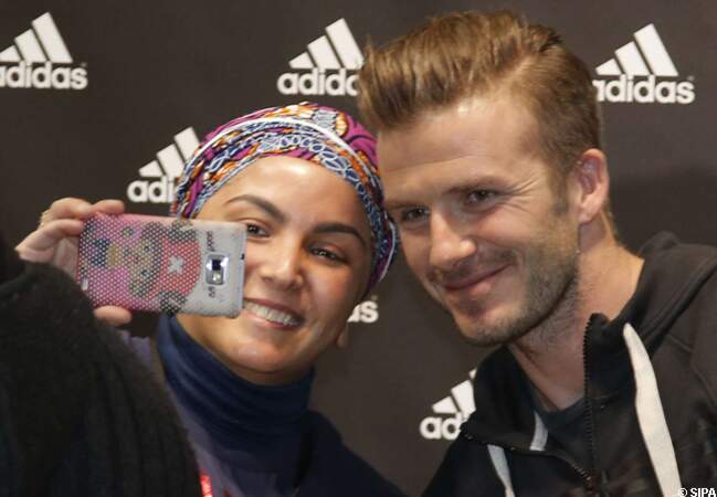David Beckham joue le jeu des photographes amateurs