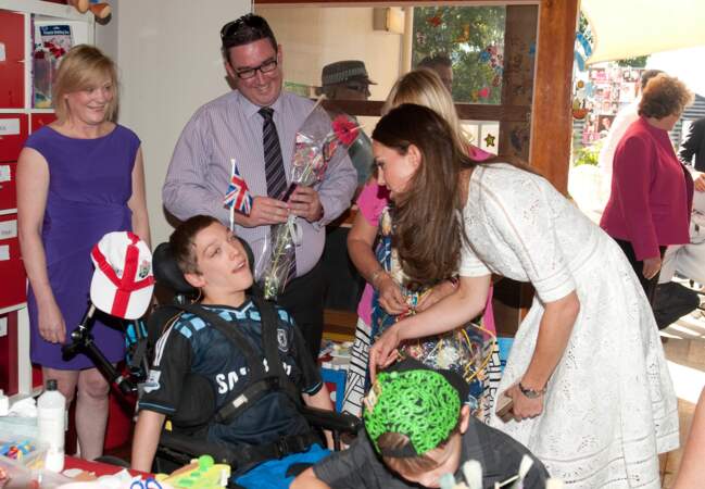 La duchesse est dévouée aux enfants handicapés