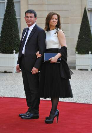 Manuel Valls et son épouse