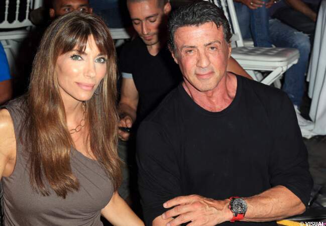 Sylvester Stallone et sa femme 