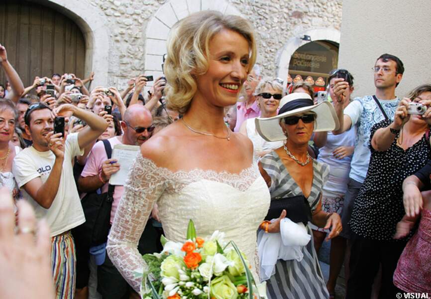 Alexandra Lamy se marie, en 2009