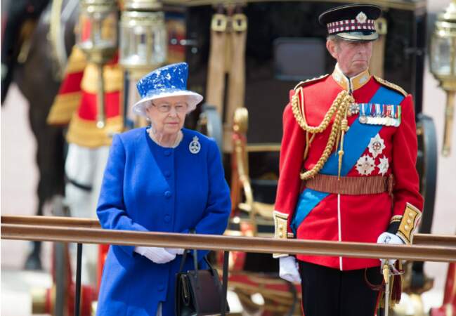 La reine Elisabeth II et son cousin, le duc de Kent