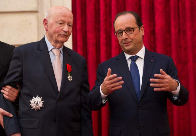 François Hollande et Gilles Jacob n'en finissent plus de discuter