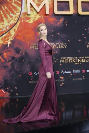 Jennifer Lawrence à Berlin lors de l'avant-première d'Hunger Games - La Révolte: Partie 2