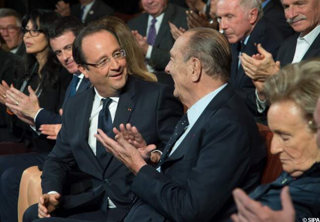 François Hollande et Jacques Chirac