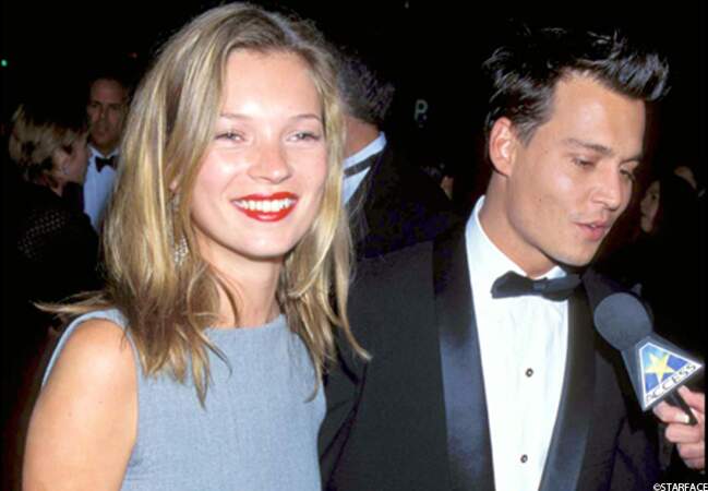 Kate Moss et Johnny Depp en couple durant deux ans