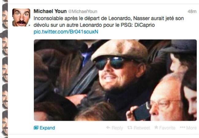 Michael Youn ironise sur le nouveau supporter du PSG