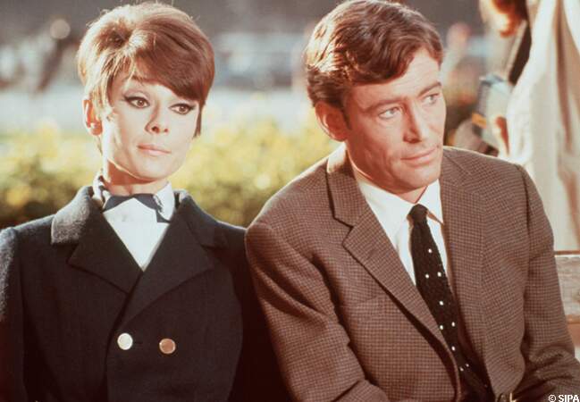 Peter O'Toole et Audrey Hepburn dans Comment voler un millionnaire en 1966