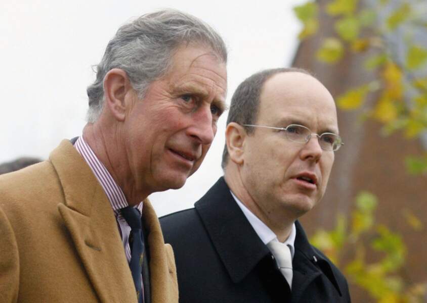 Novembre 2006 Le prince Albert reçoit le prince Charles à Monaco