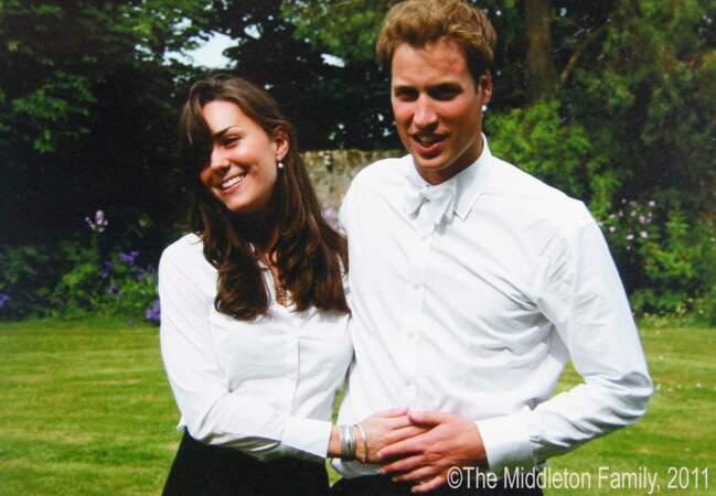 Une photo du couple le jour de la remise des diplômes, communiquée par la famille Middleton.