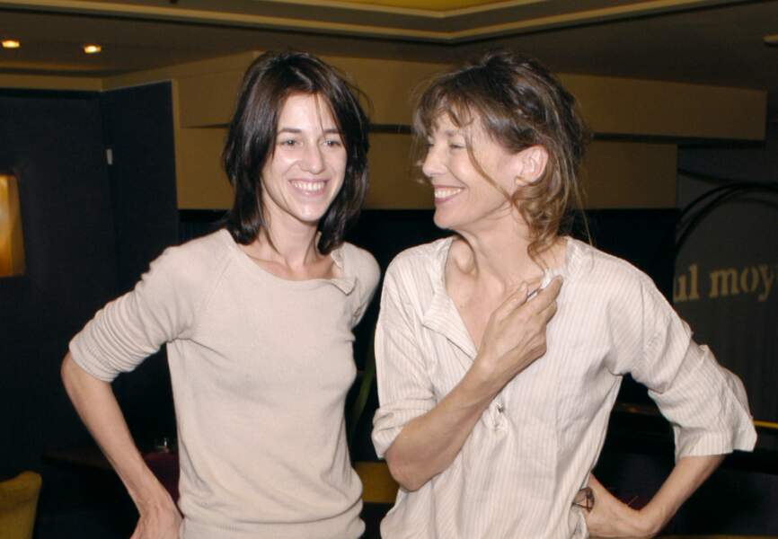 Charlotte Gainsbourg et sa mère, Jane Birkin