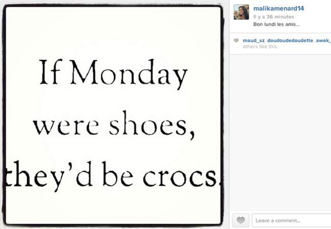 Parce que le lundi, c'est dur: voici un petit mot d'encouragement de @menardmalika