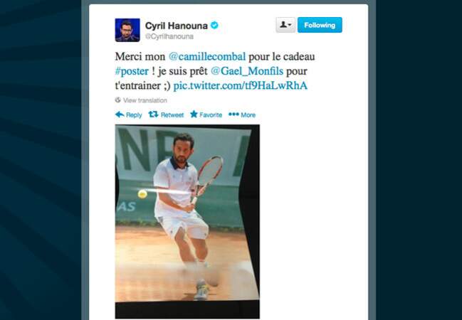 Cyril Hanouna en mode tennisman