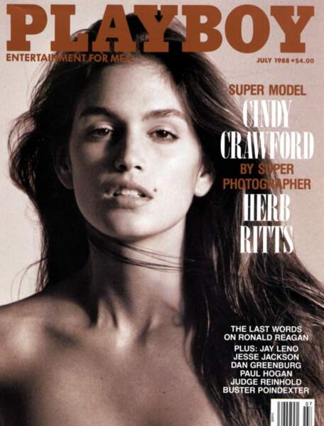 Cindy Crawford en une de Playboy