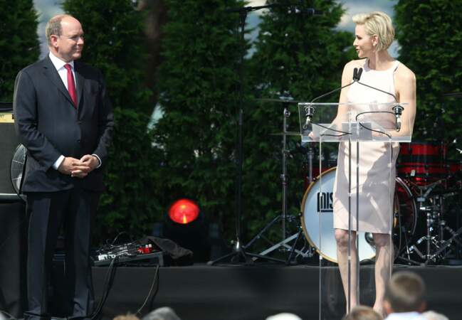 Pour marquer cet évènement, Charlène de Monaco a prononcé son premier discours en Français