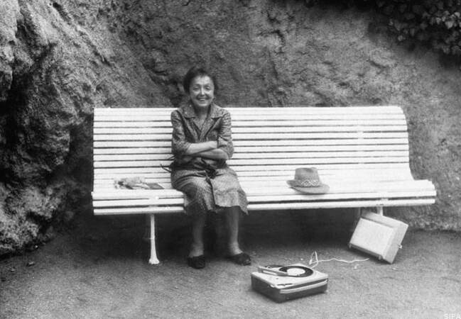 Dernière photo d'Edith Piaf, prise à Grasse