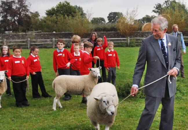 Le prince Charles aime les animaux