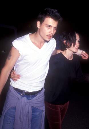 Johnny Depp et Winona Ryder, 1990