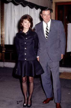 Jackie Kennedy et Franklin Delano Roosevelt Jr., en 1969