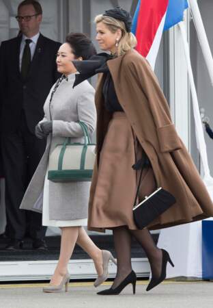 Peng Liyuan avec Maxima des Pays-Bas